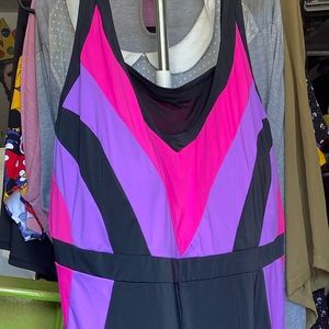 Awesome color blocked swim dress swim360